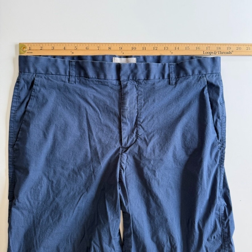 EVERLANE Chino 8.5" Shorts Mens 36 Blue Stretch Preppy Minimal Modern Summer - Picture 8 of 11